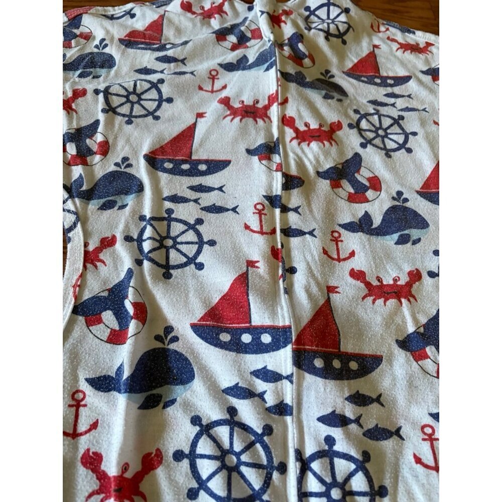 Zipadee Zip Swaddle Nautical Print Medium - Picture 2 of 4
